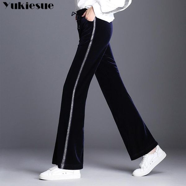 women's pants & capris wide leg for women pleuche velour high waist elastic striped patchwork ol casual long female trousers plus size, Black;white
women's pants & capris wide leg for women pleuche velour high waist elastic striped patchwork ol casual long female trousers plus size, Black;white