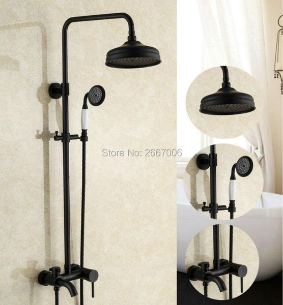 durable copper shower set wall mount single handle control rainfall mixer black faucet gi295 bathroom sets
durable copper shower set wall mount single handle control rainfall mixer black faucet gi295 bathroom sets