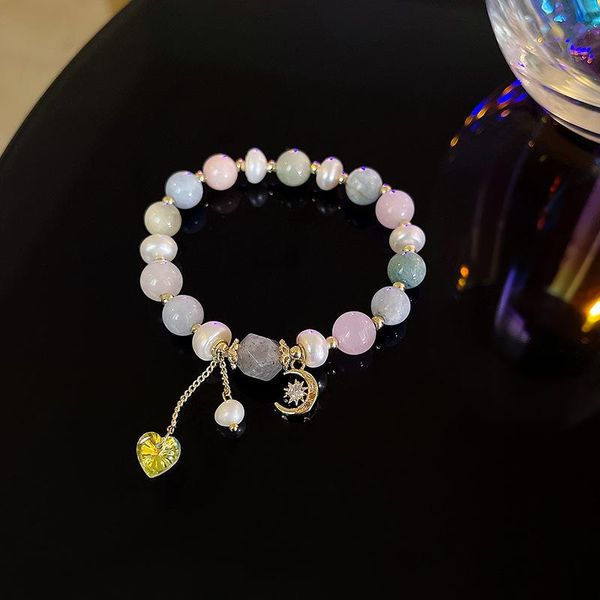 beaded, strands star/moon/heart natural freshwater pearls candy colors crystal stone beads beaded bracelets for women fashion jewelry ybr400, Black
beaded, strands star/moon/heart natural freshwater pearls candy colors crystal stone beads beaded bracelets for women fashion jewelry ybr400, Black