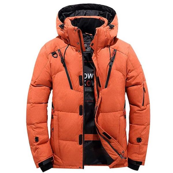 men's winter white duck down jacket oversize padded parkas hooded outdoor thick warm snow outwear coats plus size 4xl 211008, Black
men's winter white duck down jacket oversize padded parkas hooded outdoor thick warm snow outwear coats plus size 4xl 211008, Black