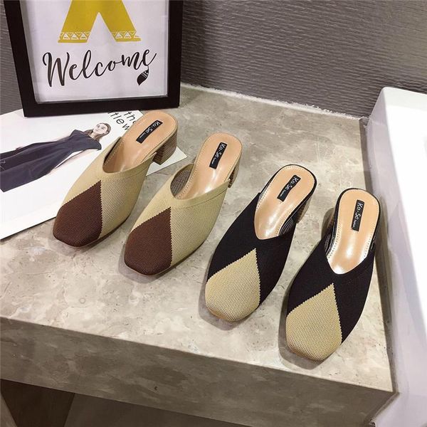 shoes ladies' slippers women heels square heel multicolored sandals pantofle low luxury slides high block soft 2021 designer, Black
shoes ladies' slippers women heels square heel multicolored sandals pantofle low luxury slides high block soft 2021 designer, Black