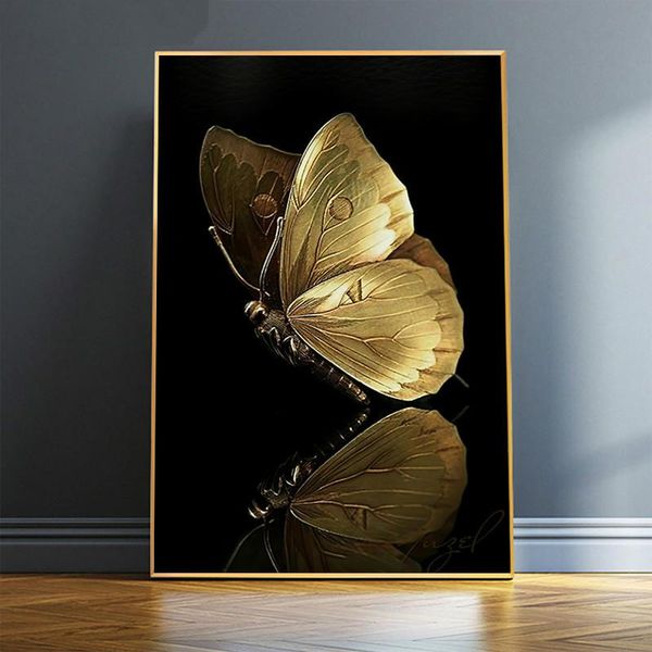 paintings modern golden butterfly posters and prints canvas painting luxury black gold wall art pictures for living room home decor
paintings modern golden butterfly posters and prints canvas painting luxury black gold wall art pictures for living room home decor