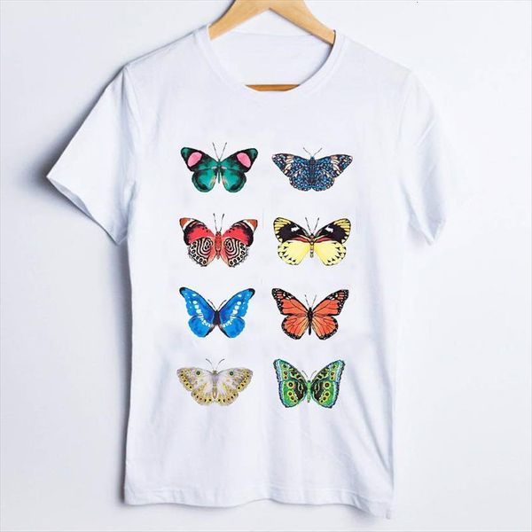 tees print butterfly cartoon women t shirt printing short sleeve trend style clothes lady clothing female, White
tees print butterfly cartoon women t shirt printing short sleeve trend style clothes lady clothing female, White