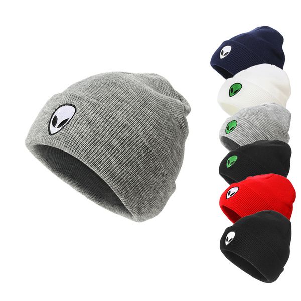 skull caps european and american style alien embroidery street l knitted autumn winter outdoor ghost head warm wool hat, Blue;gray
skull caps european and american style alien embroidery street l knitted autumn winter outdoor ghost head warm wool hat, Blue;gray