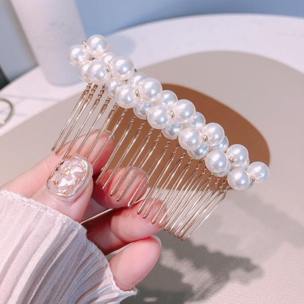 hair clips & barrettes gold color simulated pearl comb for girls ornaments jewelry hairpins, Golden;silver
hair clips & barrettes gold color simulated pearl comb for girls ornaments jewelry hairpins, Golden;silver