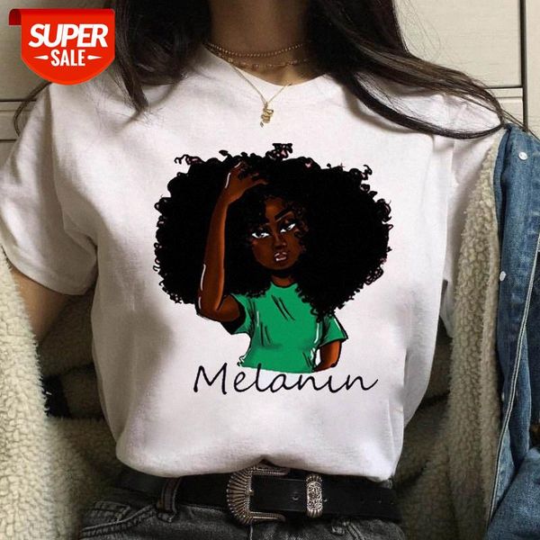 ins african curly girl black printed short-sleeved shirt t-shirt student compassionate #6w9x, White
ins african curly girl black printed short-sleeved shirt t-shirt student compassionate #6w9x, White