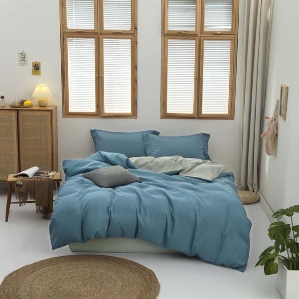 bedding sets 2021 soild color set 100% polyester full size bedroom comforter ab double side 3 pcs home duvet cover
bedding sets 2021 soild color set 100% polyester full size bedroom comforter ab double side 3 pcs home duvet cover