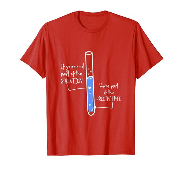 part of the solution, funny chemistry t shirt t-shirt, White;black 
part of the solution, funny chemistry t shirt t-shirt, White;black
