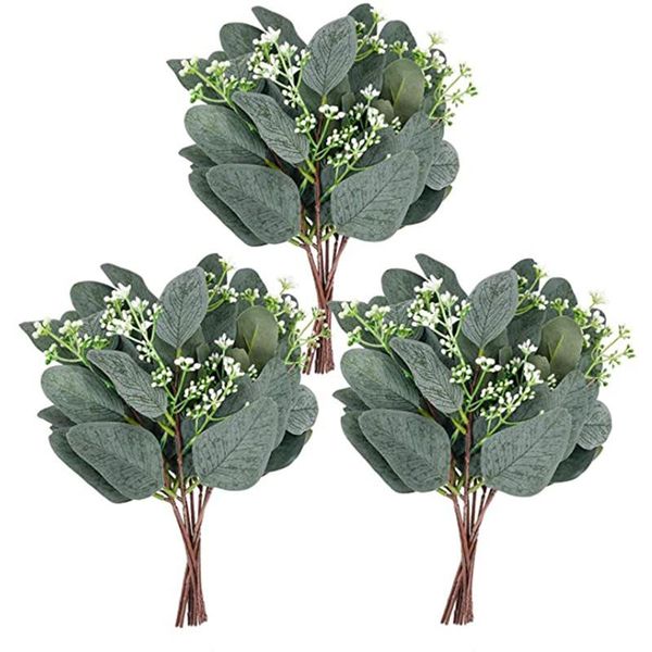 decorative flowers & wreaths 24 pcs artificial eucalyptus leaves stems bulk greenery faux face silver dollar plant branch
decorative flowers & wreaths 24 pcs artificial eucalyptus leaves stems bulk greenery faux face silver dollar plant branch