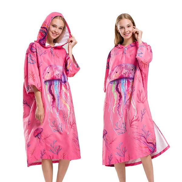 towel pink jellyfish changing robe sport outdoor hooded beach springs swimsuit towels women man bathrobe
towel pink jellyfish changing robe sport outdoor hooded beach springs swimsuit towels women man bathrobe
