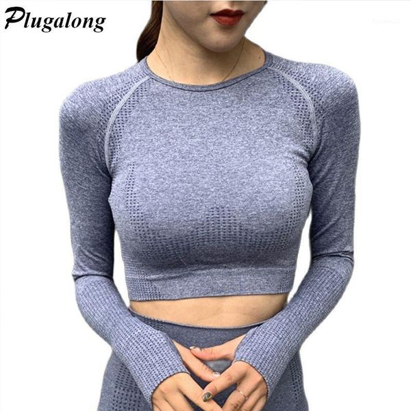 yoga outfit woman sports for fitness skinny crop female clothing long sleeve t shirts sportswear workout gym running tshirts
yoga outfit woman sports for fitness skinny crop female clothing long sleeve t shirts sportswear workout gym running tshirts