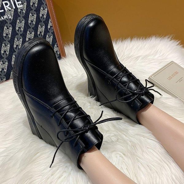 boots fashion round toe women lace up flat ankle winter solid color keep warm shoes zapatillas mujer, Black
boots fashion round toe women lace up flat ankle winter solid color keep warm shoes zapatillas mujer, Black