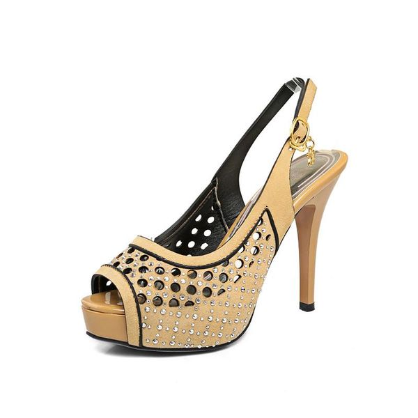 open toe platform sandals women heel summer nice high quality, Black
open toe platform sandals women heel summer nice high quality, Black