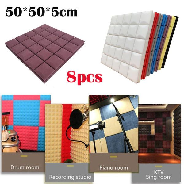 wall stickers 8pcs soundproof sponge sticker acoustic foam panel sabsorption studio ktv home decoration
wall stickers 8pcs soundproof sponge sticker acoustic foam panel sabsorption studio ktv home decoration