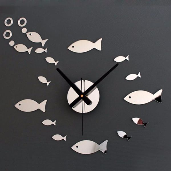 wall clocks diy creative modern art clock small fish shape mirror mural sticker acrylic plexiglass house moving home decor gift
wall clocks diy creative modern art clock small fish shape mirror mural sticker acrylic plexiglass house moving home decor gift