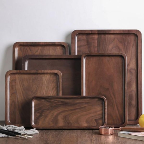 kitchen storage & organization 1 pcs black walnut wooden trays tableware round cake tray dessert serving utensils
kitchen storage & organization 1 pcs black walnut wooden trays tableware round cake tray dessert serving utensils