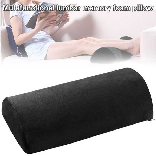 half moon bolster semi-roll pillow ankle support lumbar neck pain relief memory foam pad travel outdoor
half moon bolster semi-roll pillow ankle support lumbar neck pain relief memory foam pad travel outdoor