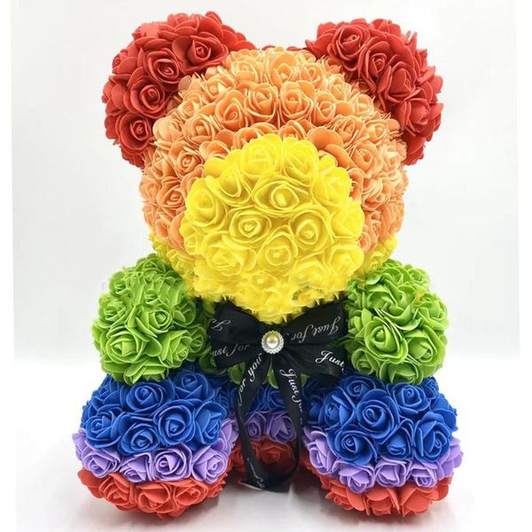 decorative flowers & wreaths drop rainbow color teddy bear rose flower 40cm artificial soap foam of roses gifts for women valentines gift
decorative flowers & wreaths drop rainbow color teddy bear rose flower 40cm artificial soap foam of roses gifts for women valentines gift