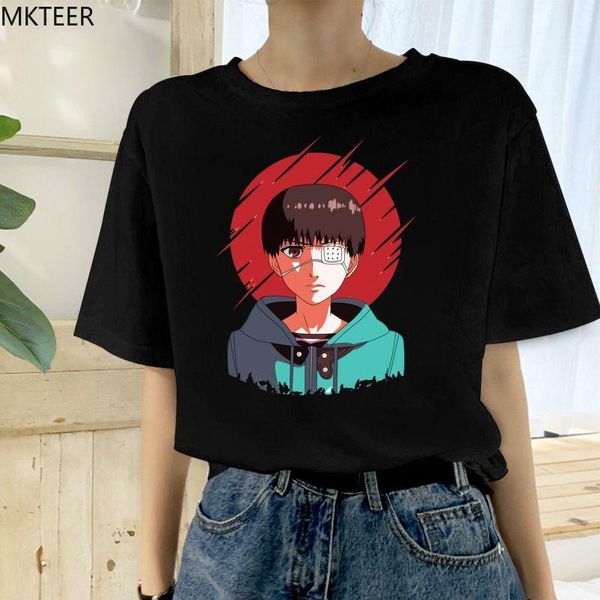 women's t-shirt tokyo ghoul harajuku anime short sleeve one-eyed king casual loose cute summer, White
women's t-shirt tokyo ghoul harajuku anime short sleeve one-eyed king casual loose cute summer, White
