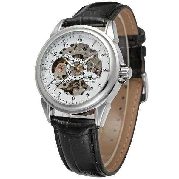 wristwatches victor watch european style men's mechanical digital scale hollowed-out automatic, Slivery;brown
wristwatches victor watch european style men's mechanical digital scale hollowed-out automatic, Slivery;brown
