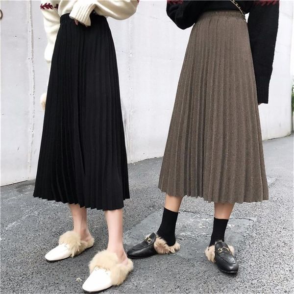 skirts faldas mujer moda 2021 autumn winter korean fashion bottom harajuku knitted black long school skirt pleated jupe femme
skirts faldas mujer moda 2021 autumn winter korean fashion bottom harajuku knitted black long school skirt pleated jupe femme