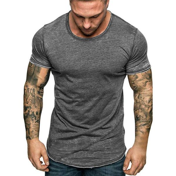 men's t-shirts vicabo t shirts men fashion summer mens clothing 2021 solid color short sleeve muscle shirt casual slim fit tee man, White;black
men's t-shirts vicabo t shirts men fashion summer mens clothing 2021 solid color short sleeve muscle shirt casual slim fit tee man, White;black