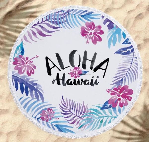 towel hawaiian leaf round print large beach microfiber digital bath with tassel for adults kids t605
towel hawaiian leaf round print large beach microfiber digital bath with tassel for adults kids t605