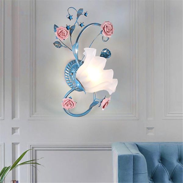 wall lamp garden style blue iron lights living room bedroom bedside mediterranean european for home lighting fixtures
wall lamp garden style blue iron lights living room bedroom bedside mediterranean european for home lighting fixtures
