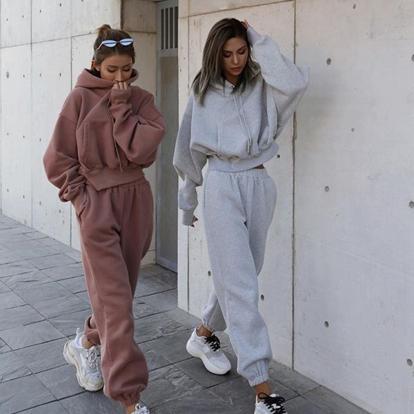 women's two piece pants pure color 2021 autumn and winter casual sweatshirt pullover hooded suit hoodie two-piece sports, White
women's two piece pants pure color 2021 autumn and winter casual sweatshirt pullover hooded suit hoodie two-piece sports, White