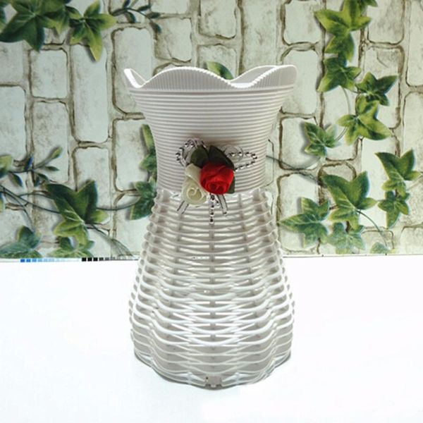 vases artificial plastic rattan flower vase roses floral storage round basket home garden wedding party decoration
vases artificial plastic rattan flower vase roses floral storage round basket home garden wedding party decoration