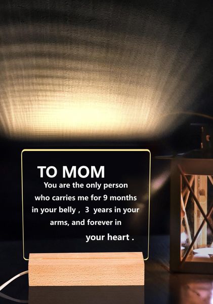 creative warm light smooth wooden night transparent acrylic personalized text to mom practical gifts for mother frames
creative warm light smooth wooden night transparent acrylic personalized text to mom practical gifts for mother frames