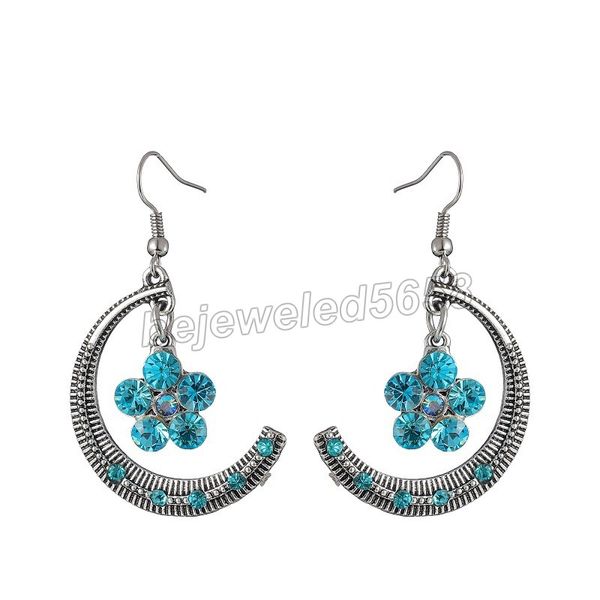 vintage crescent rhinestone flower earrings for women boho ethnic style antique silver color drop earrings female jewelry
vintage crescent rhinestone flower earrings for women boho ethnic style antique silver color drop earrings female jewelry