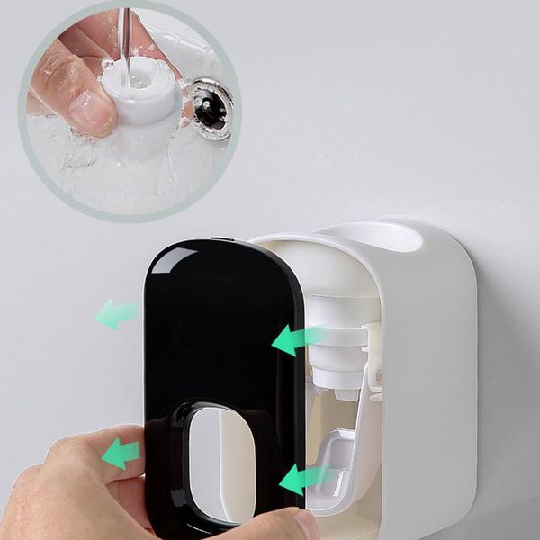toothbrush holders automatic toothpaste squeezer nail-and seamless paste bathroom wall hanging removable washable hanw88
toothbrush holders automatic toothpaste squeezer nail-and seamless paste bathroom wall hanging removable washable hanw88