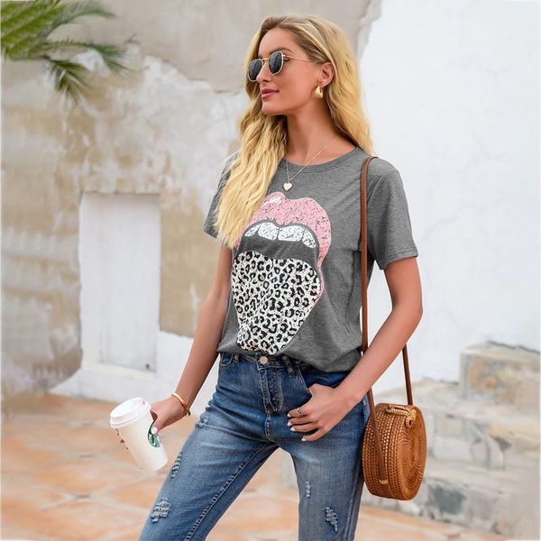 trendy style women's fashion style 3d printing round neck casual streetwear summer basic short-sleeved t-shirt, White
trendy style women's fashion style 3d printing round neck casual streetwear summer basic short-sleeved t-shirt, White