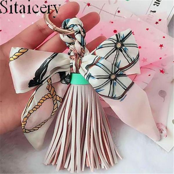 keychains ribbon bowknot tassel keychain korean pu leather key pendant girls fashion bag accessories, Silver
keychains ribbon bowknot tassel keychain korean pu leather key pendant girls fashion bag accessories, Silver