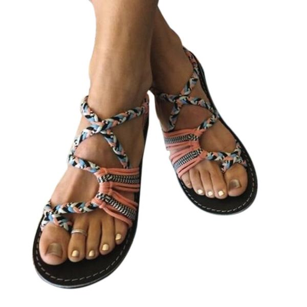 bohemian sandals fashion gladiator female flat rome style cross tied shoes beach ladies, Black
bohemian sandals fashion gladiator female flat rome style cross tied shoes beach ladies, Black