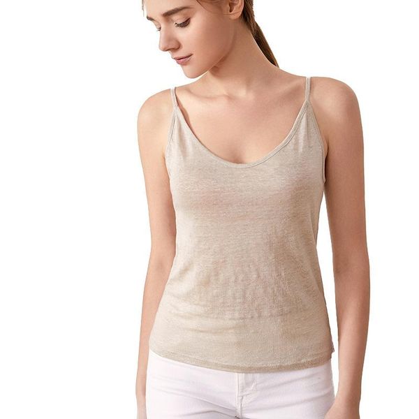 camisoles & tanks women's mulberry silk v-neck shoulder vest lady's soft linen camisole, Black;white
camisoles & tanks women's mulberry silk v-neck shoulder vest lady's soft linen camisole, Black;white