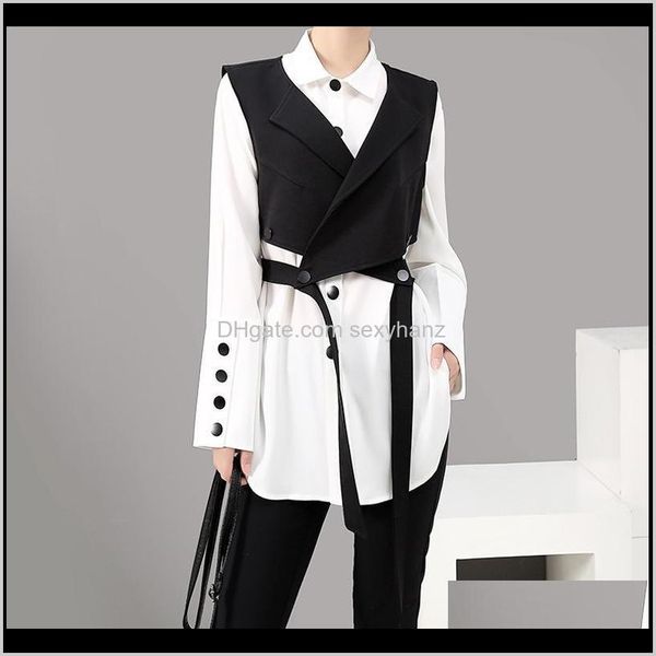 suits & blazers clothing apparel drop delivery 2021 south korea east gate autumn winter womens dress design sense and long sleeve shirt vest, White;black
suits & blazers clothing apparel drop delivery 2021 south korea east gate autumn winter womens dress design sense and long sleeve shirt vest, White;black