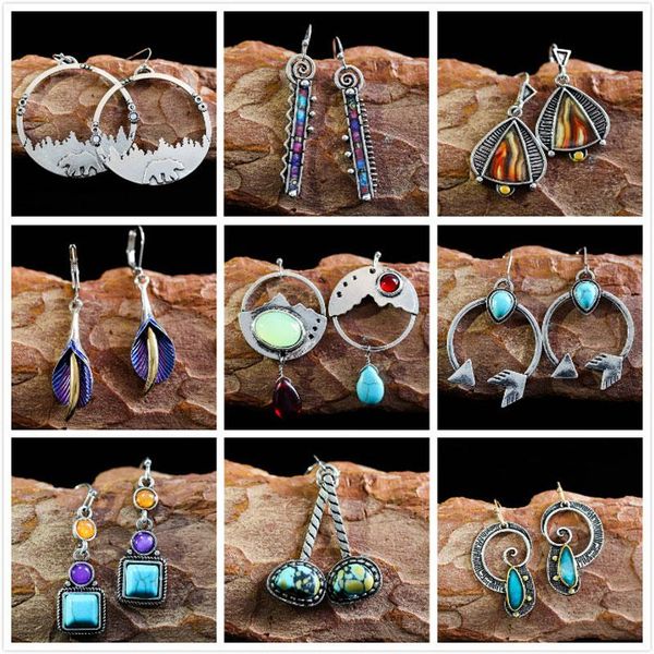 dangle & chandelier earrings for women geometirc stone metal irregular retro drop bohemia classic 2021 fashion jewelry gift, Silver
dangle & chandelier earrings for women geometirc stone metal irregular retro drop bohemia classic 2021 fashion jewelry gift, Silver