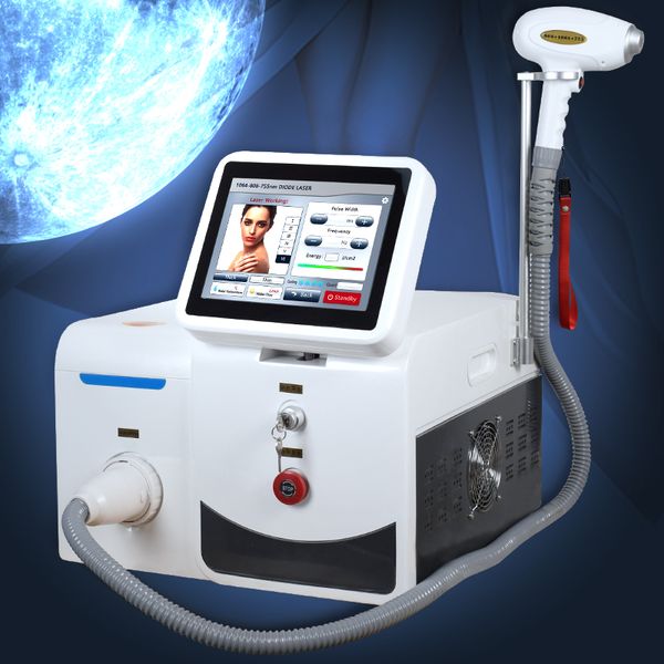 good effect portable diode laser hair removal machine triple wavelength depilation 755 808nm 1064 handle bar permanent painless for all skin, Black
good effect portable diode laser hair removal machine triple wavelength depilation 755 808nm 1064 handle bar permanent painless for all skin, Black