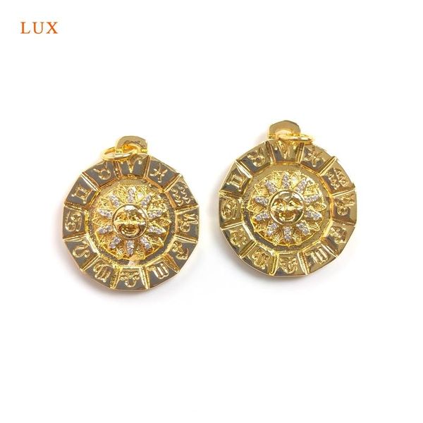 pendant necklaces 5pcs dainty gold micro cz pave sunflower for women brass coin sun flower charm jewelry finding, Silver
pendant necklaces 5pcs dainty gold micro cz pave sunflower for women brass coin sun flower charm jewelry finding, Silver