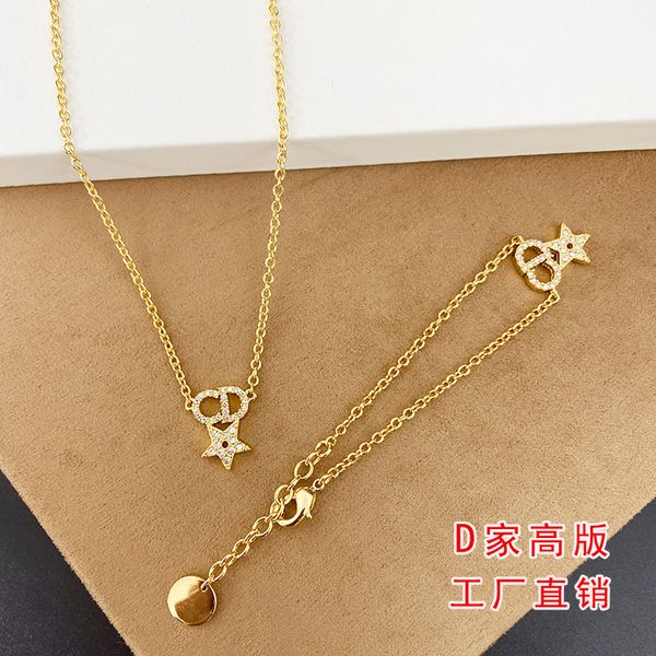 70% off family dijia new necklace bracelet star letter advanced clavicle chain fashion set ofhf, Golden;silver
70% off family dijia new necklace bracelet star letter advanced clavicle chain fashion set ofhf, Golden;silver