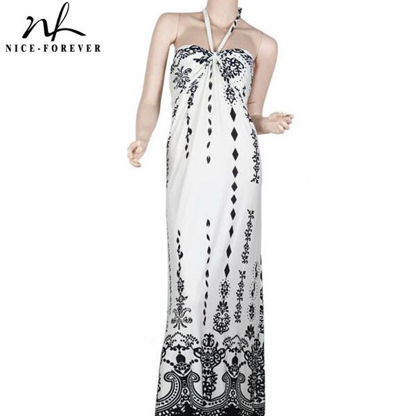 nice-forever summer women bohemian beach printed dresses casual maxi long dress bty55a 210419, White
nice-forever summer women bohemian beach printed dresses casual maxi long dress bty55a 210419, White