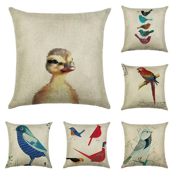 cushion/decorative pillow animal bird pattern print cushion cover decorative for sofa seat soft throw case 45x45cm home decor
cushion/decorative pillow animal bird pattern print cushion cover decorative for sofa seat soft throw case 45x45cm home decor