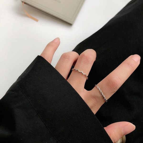 cluster rings japan and south korea personality two-piece ring quit cold wind winding openings wavy joint tail, Golden;silver
cluster rings japan and south korea personality two-piece ring quit cold wind winding openings wavy joint tail, Golden;silver