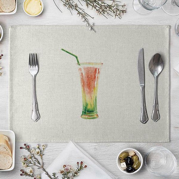 mats & pads fruit beverage pattern mat tableware drink cup for kitchen dining table placemat accessories
mats & pads fruit beverage pattern mat tableware drink cup for kitchen dining table placemat accessories