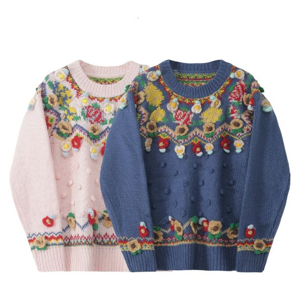 women's sweaters 3d flower wool o-neck sweater knitwear oversized casual long sleeve soft pullover women winter christmas party wnxr, White;black
women's sweaters 3d flower wool o-neck sweater knitwear oversized casual long sleeve soft pullover women winter christmas party wnxr, White;black