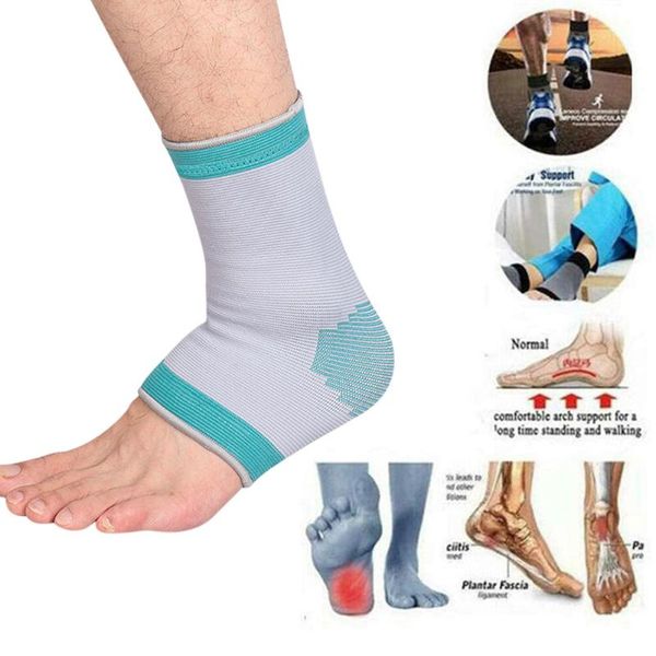 ankle support 1 pair sport brace compression protect guard running basketball fitness foot sleeve socks, Blue;black
ankle support 1 pair sport brace compression protect guard running basketball fitness foot sleeve socks, Blue;black