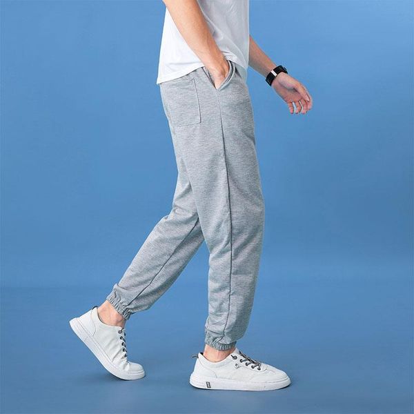 men's pants casual korean style drawstring thin sports loose elastic foot fashion and ankle summer, Black
men's pants casual korean style drawstring thin sports loose elastic foot fashion and ankle summer, Black