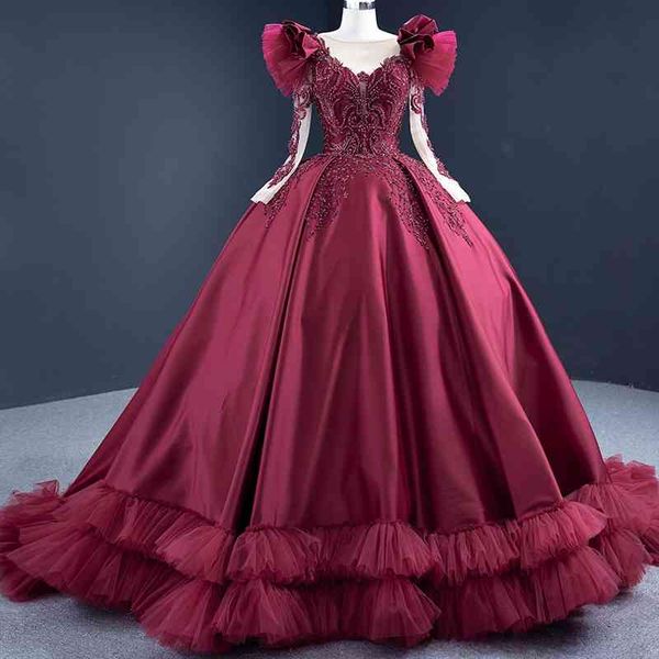 new banquet wine red temperament evening annual meeting lace v-neck bride toast dress high waist slim fit, White;black
new banquet wine red temperament evening annual meeting lace v-neck bride toast dress high waist slim fit, White;black